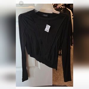Black Long Sleeve Top